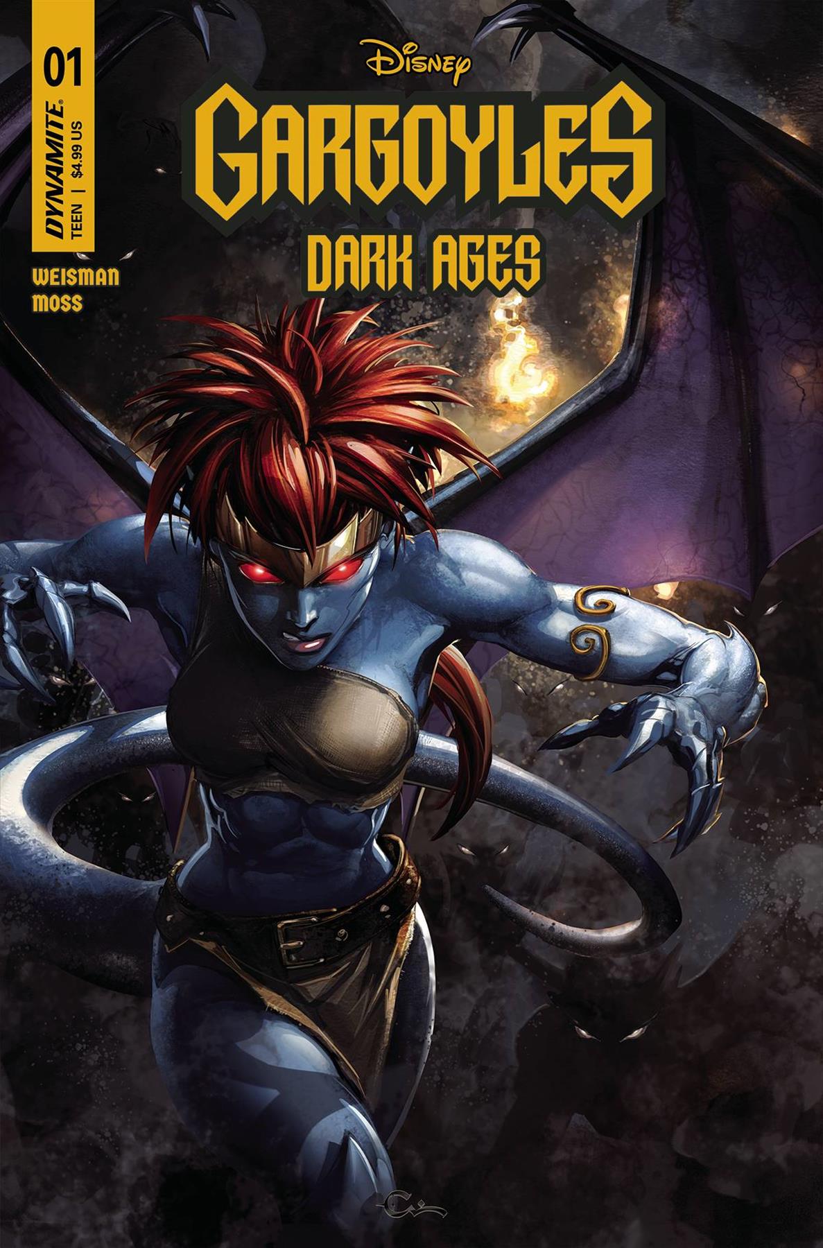 Gargoyles Dark Ages #1 Cvr A Crain Dynamite Comic Book