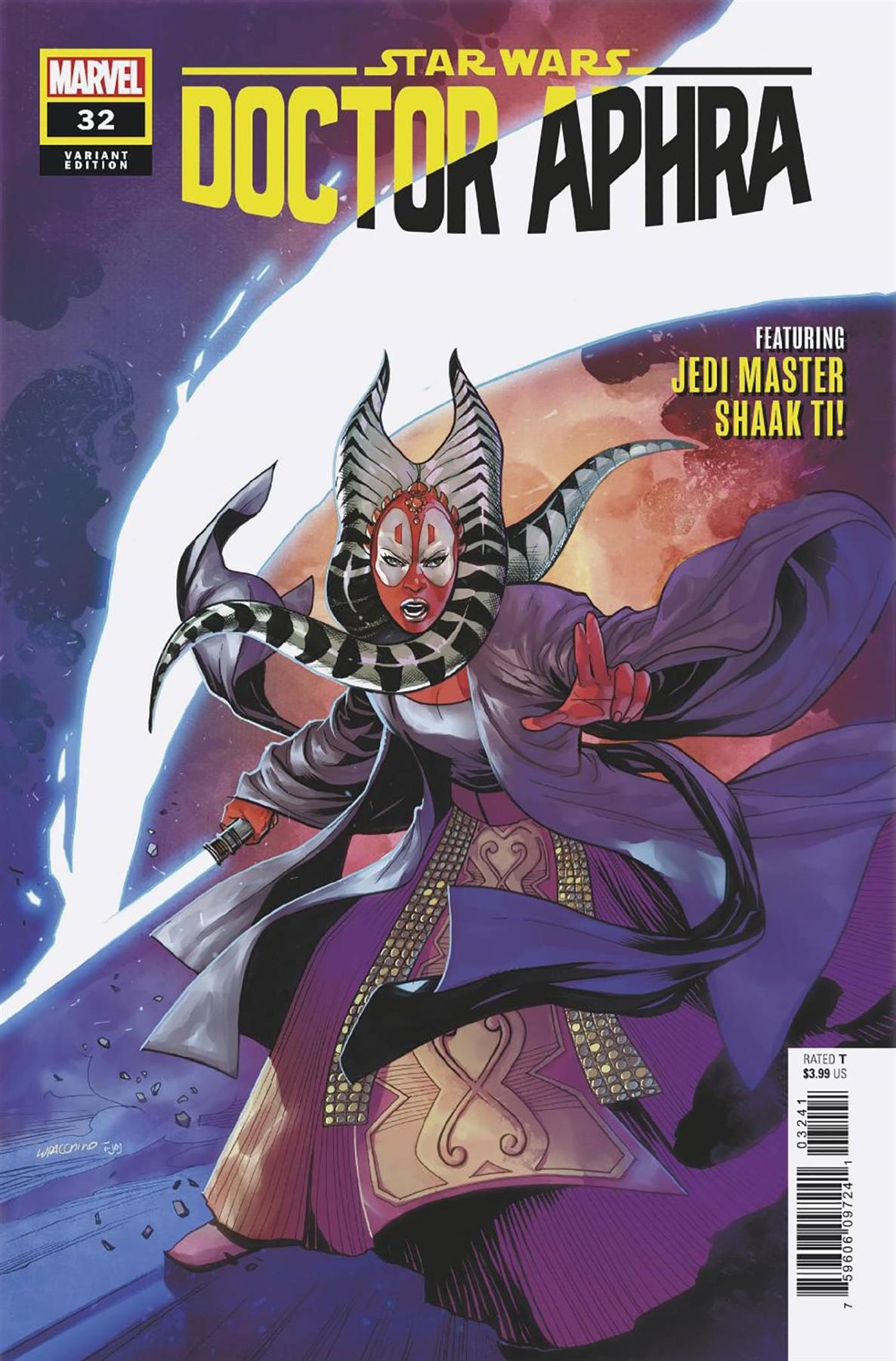 Star Wars Doctor Aphra #32 Ema Lupacchino Var Marvel Prh Comic Book