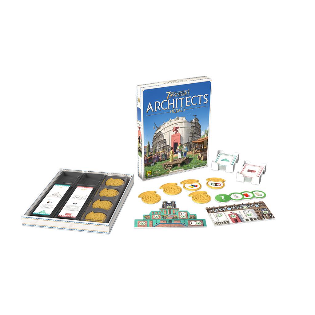 7 Wonders Architects Medals By Repos Production Board Game