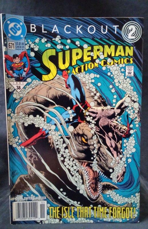Action Comics #671 1991 DC Comics Comic Book