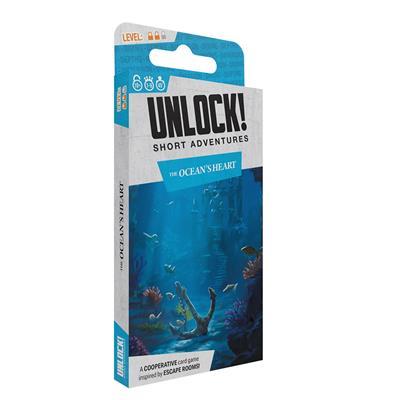 UNLOCK! Short: The Ocean's Heart By Space Cowboys Board Game