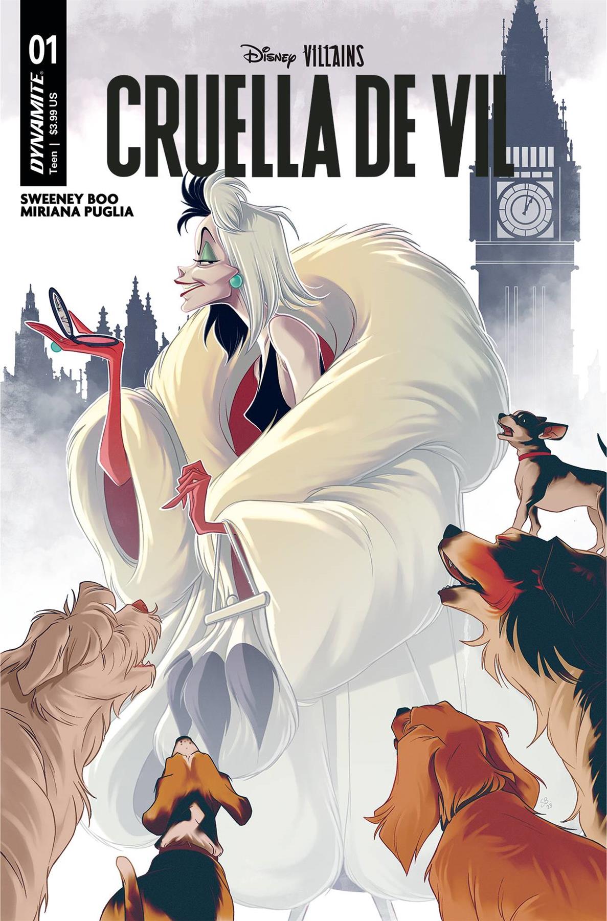 Disney Villains Cruella De Vil #1 Cvr A Boo Dynamite Comic Book