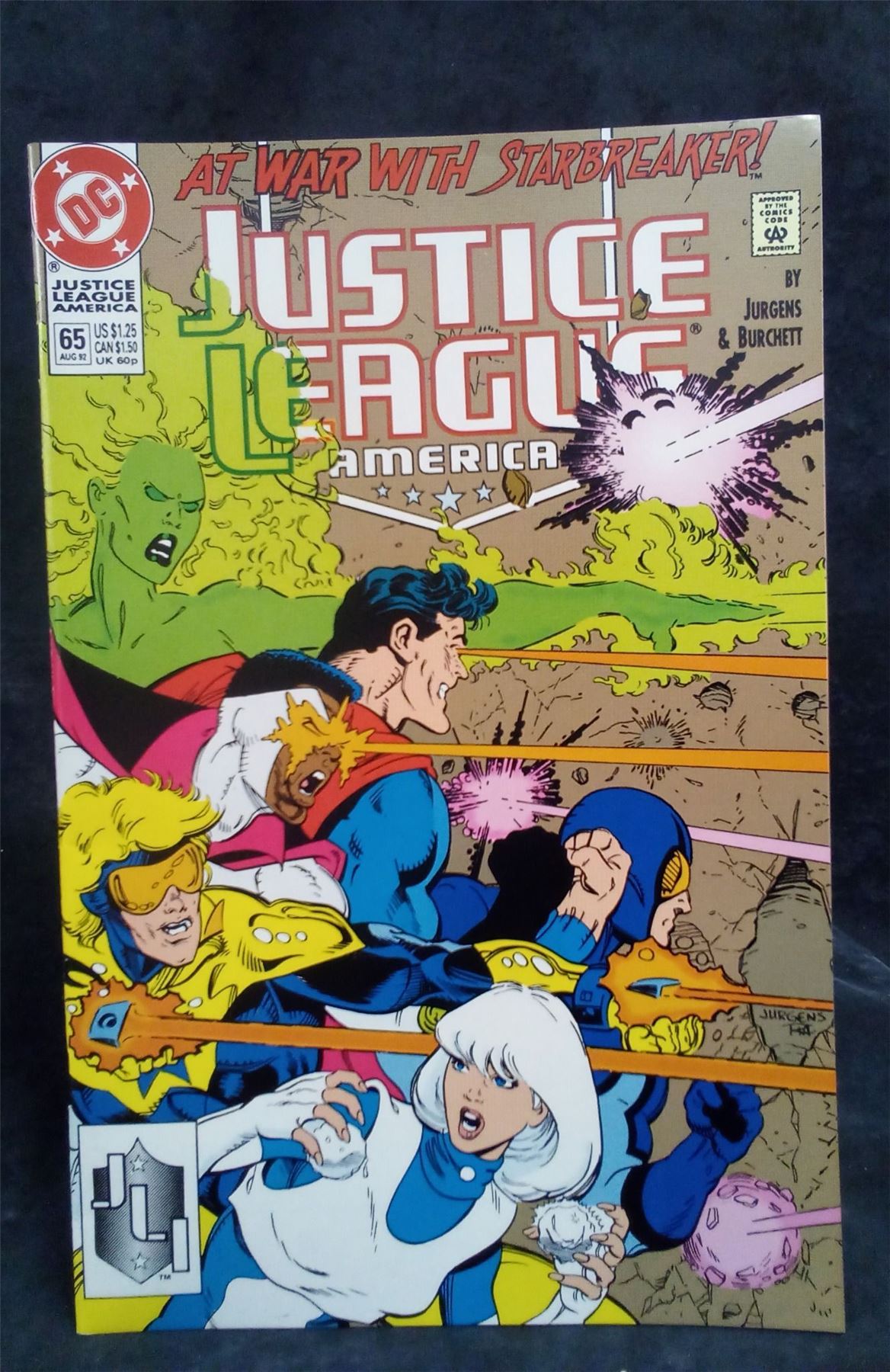Justice League America #65 1992 DC Comics Comic Book