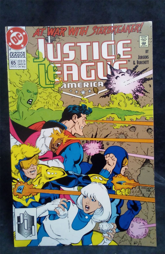 Justice League America #65 1992 DC Comics Comic Book