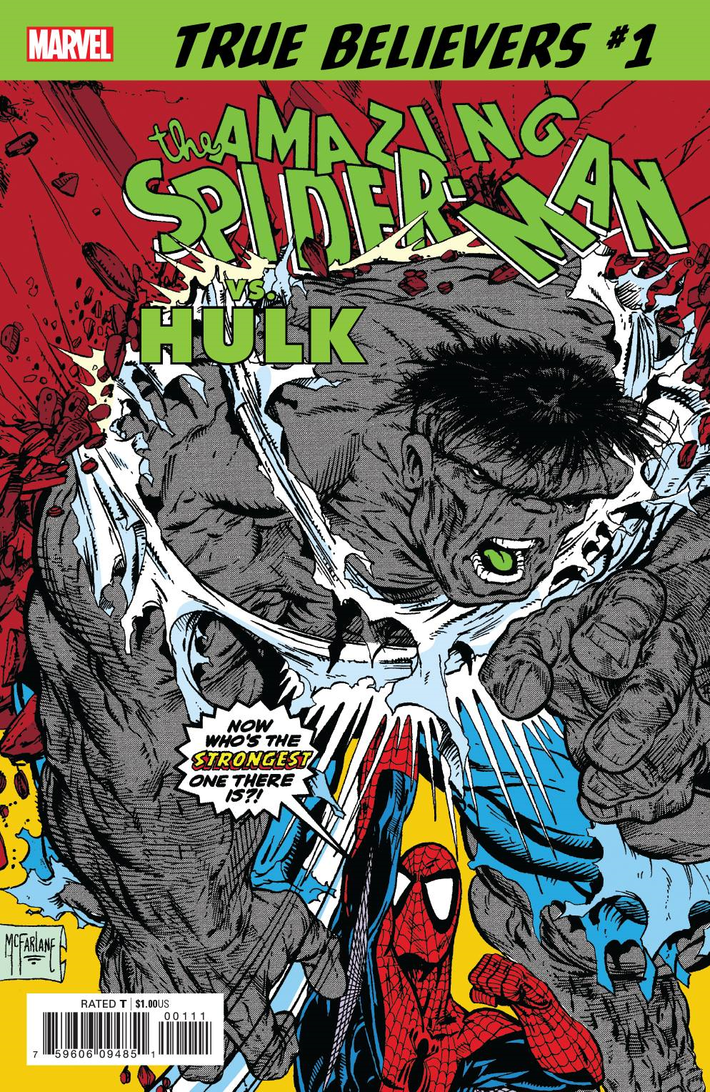 True Believers Spider-man Vs Hulk #1 () Marvel Comics Comic Book