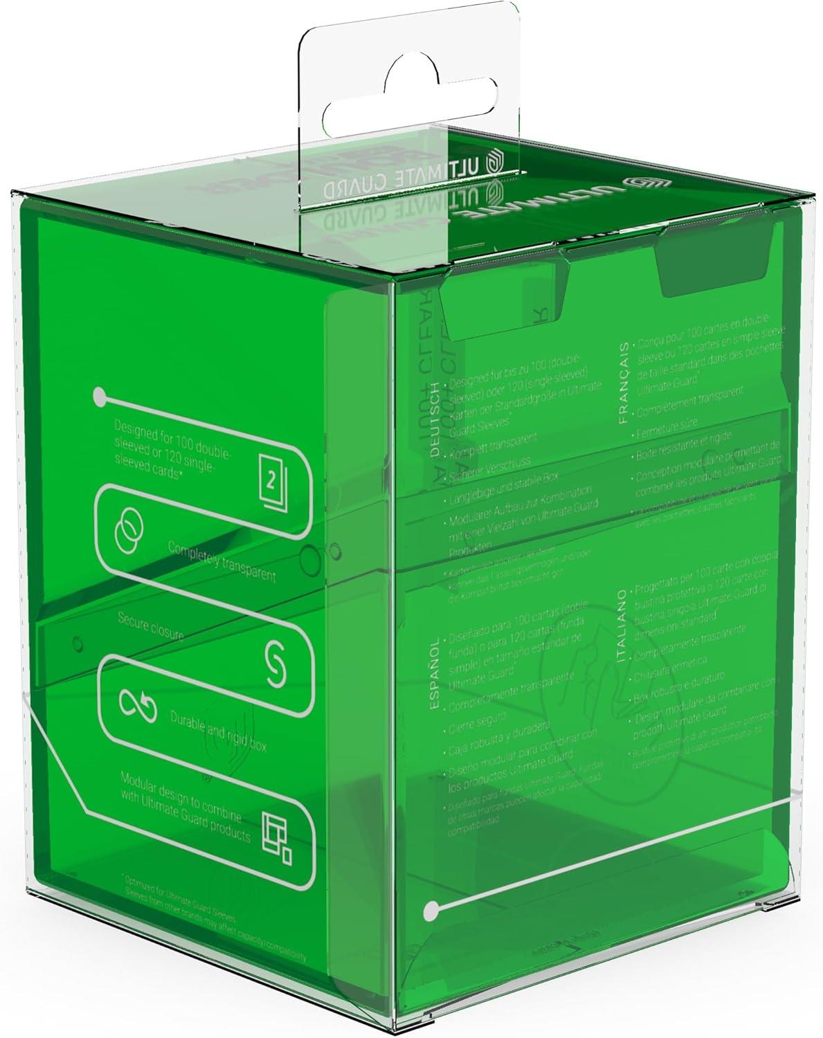 Ultimate Guard Deck Case - Boulder 100+ Clear - Emerald