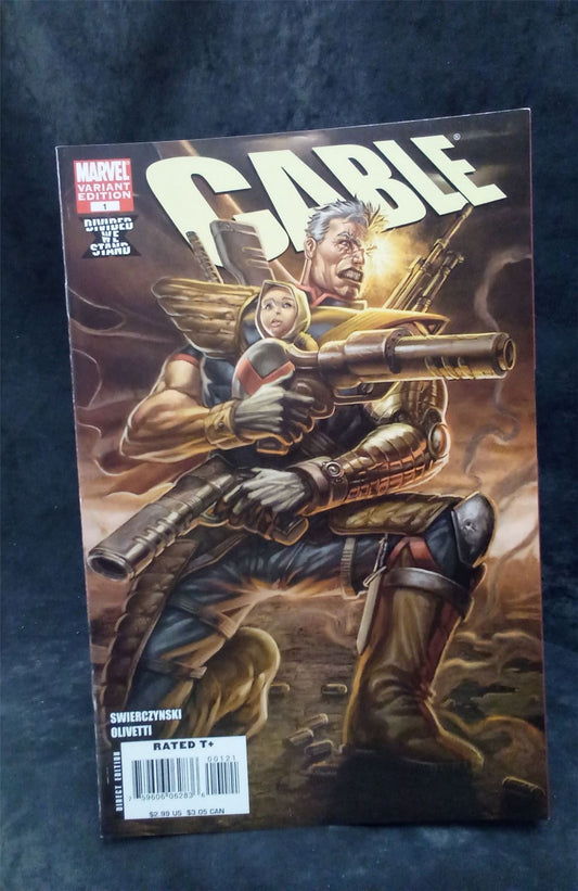 Cable #1 Variant Edition - Rob Liefeld Cover 2008 Marvel Comics Comic Book