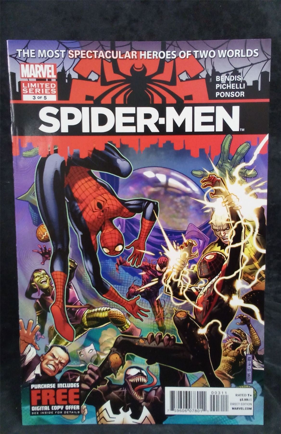 Spider-Men #3 Direct Edition 2012 Marvel Comics Comic Book