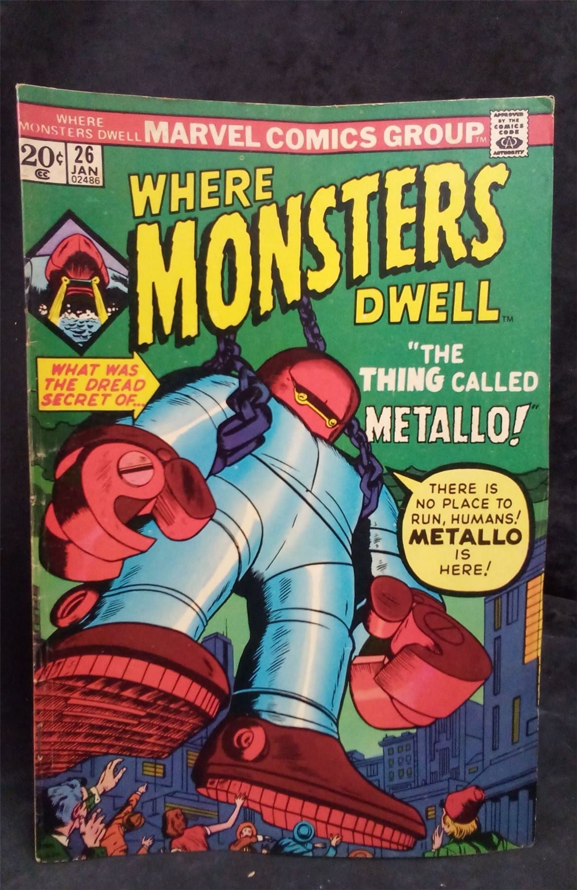 Where Monsters Dwell #26  1973 Marvel Comics Comic Book