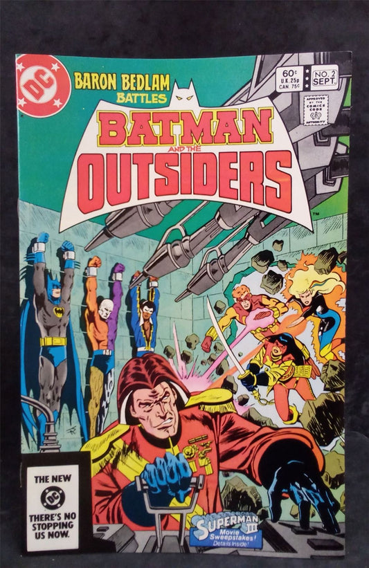 Batman and the Outsiders #2 1983 DC Comics Comic Book
