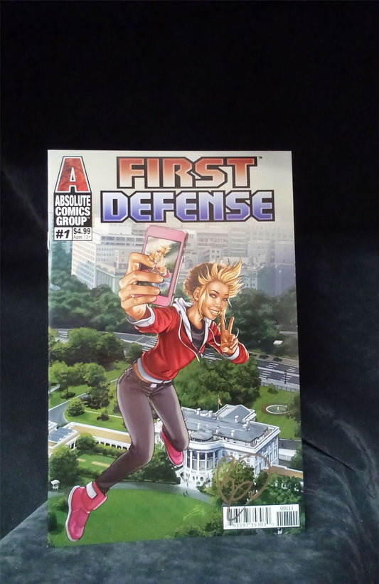 First Defense #1 signed by Benny Powell 2020  Comic Book