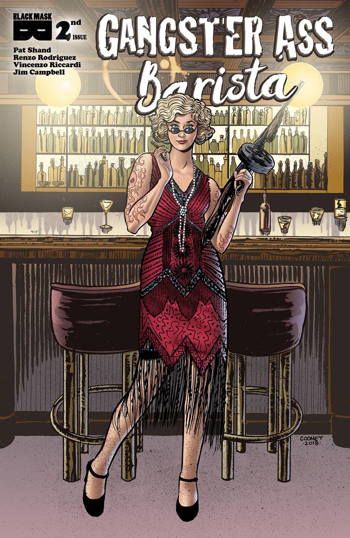 Gangster Ass Barista #2 Cvr D Cooney & Gonzales (mr) (c: 0-1 Black Mask Studios Entertainme Comic Book