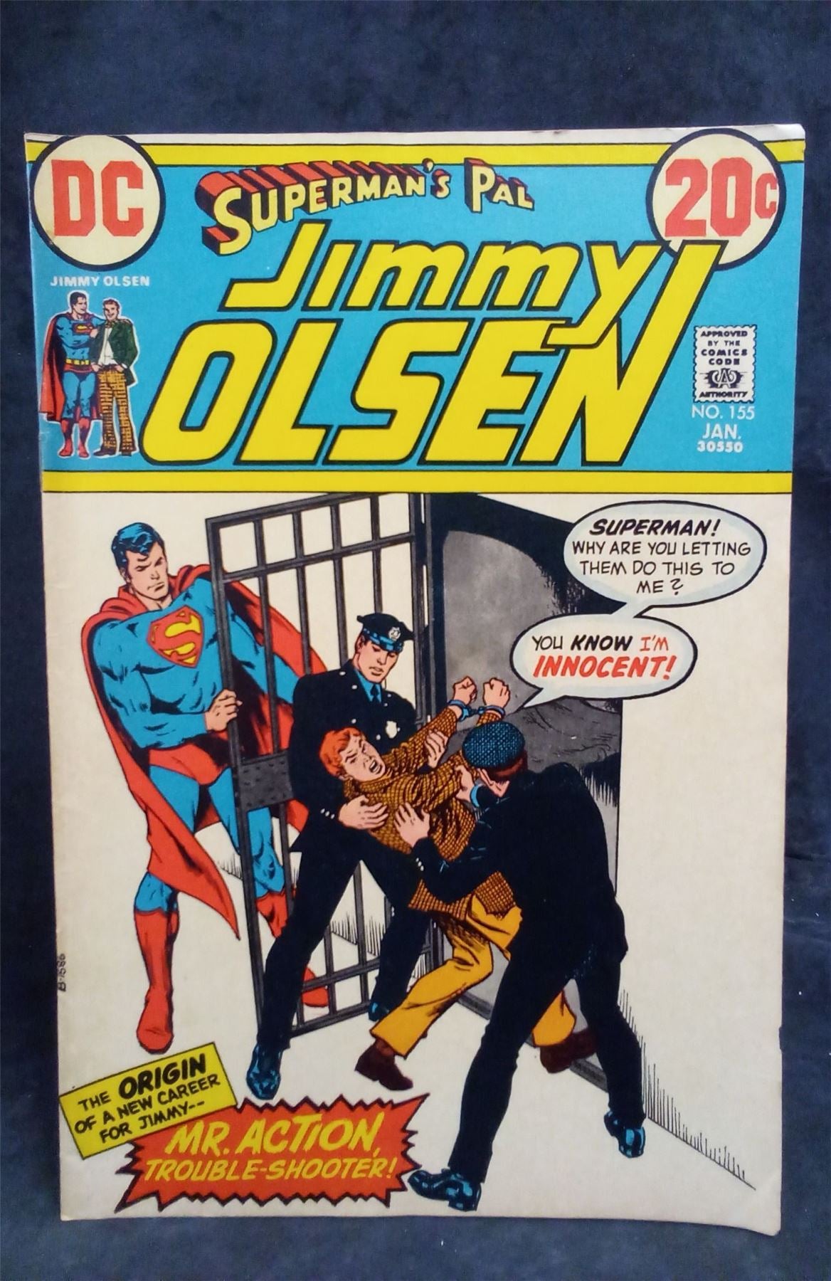 Superman's Pal, Jimmy Olsen #155 1973 DC Comics Comic Book