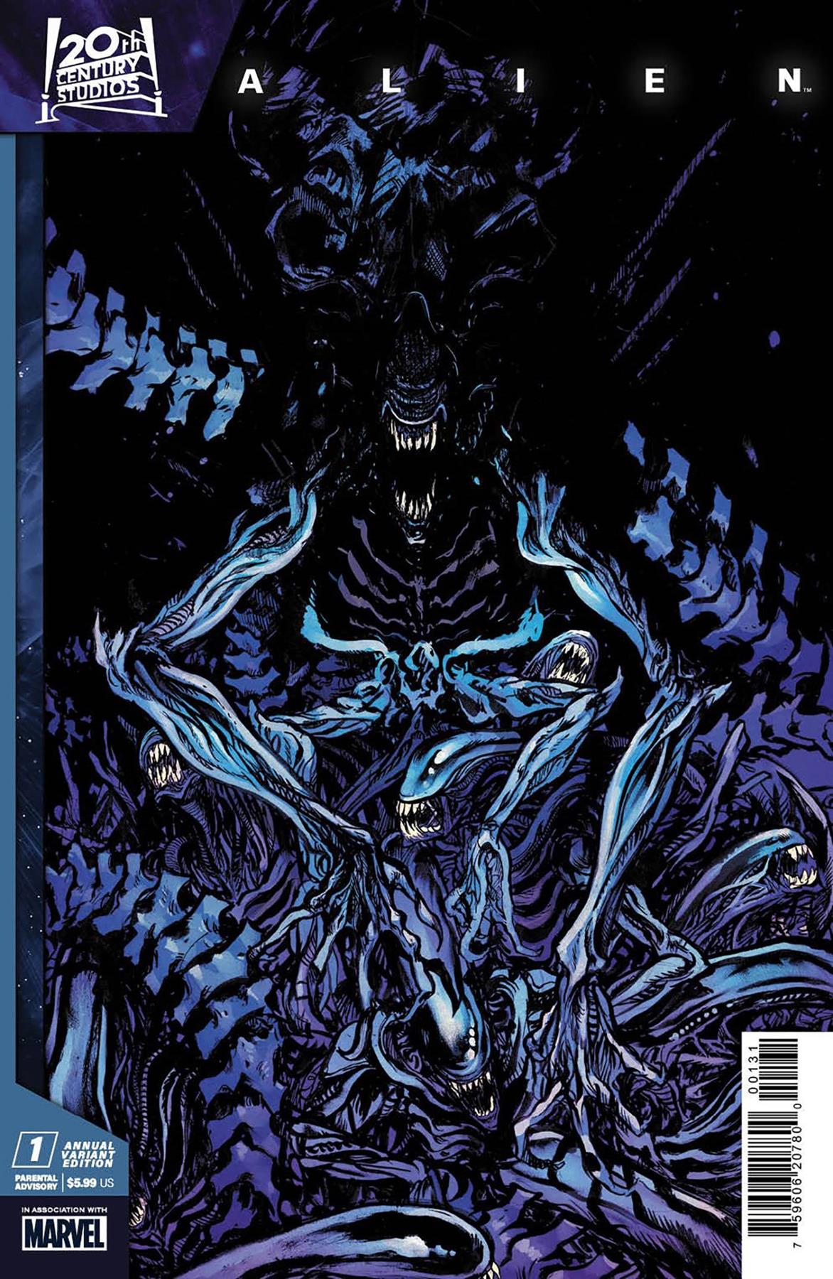 Alien Annual #1 Daniel Warren Johnson Var () Marvel Prh Comic Book 2023