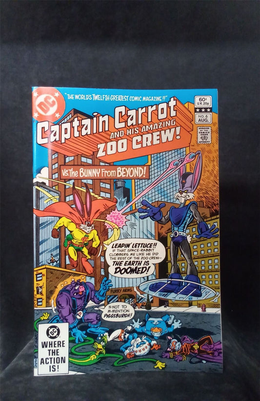 Captain Carrot and His Amazing Zoo Crew #6 Direct Edition 1982 DC Comics Comic Book