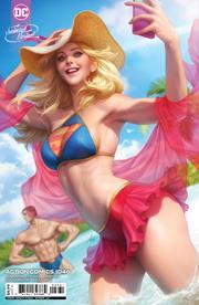 Action Comics #1046 Cvr C Stanley Artgerm Lau Swimsuit Card Stock Var DC Comics Comic Book