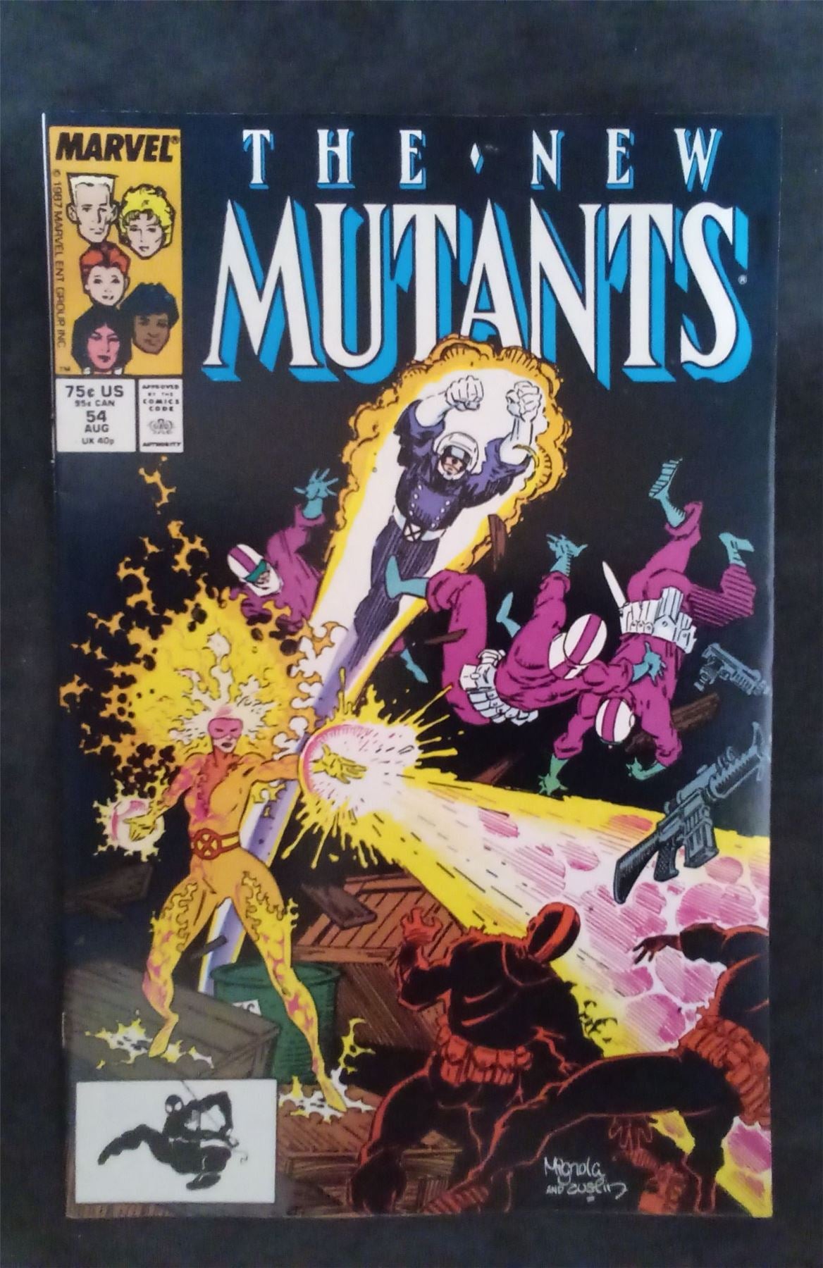 The New Mutants #54 1987 marvel Comic Book