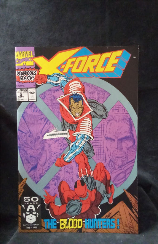 X-Force #2 1991 Marvel Comics Comic Book
