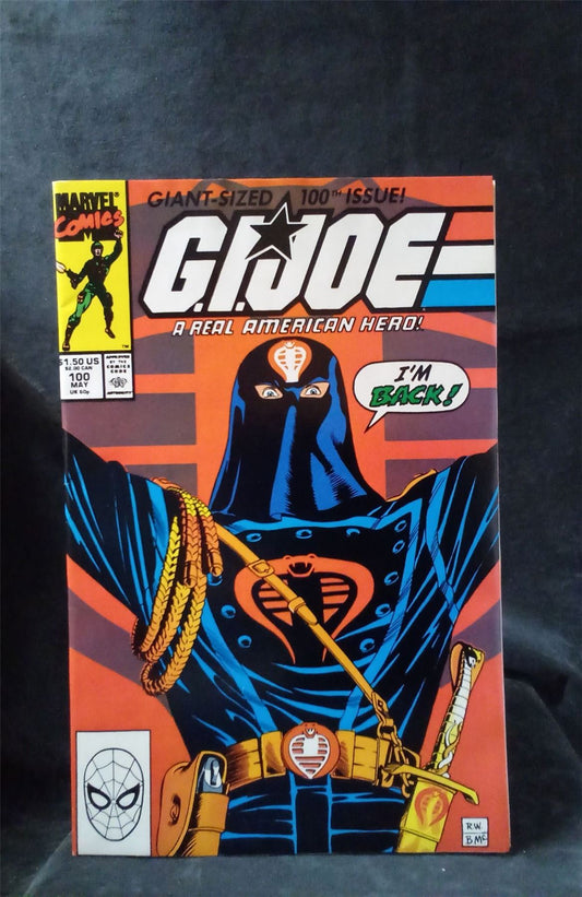 G.I. Joe: A Real American Hero #100 1990 Marvel Comics Comic Book