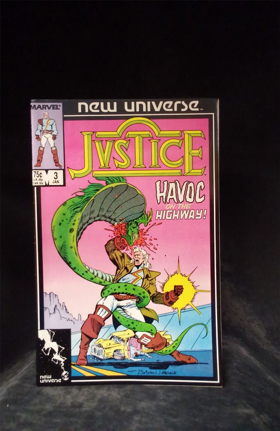 Justice #3 1987 Marvel Comics Comic Book