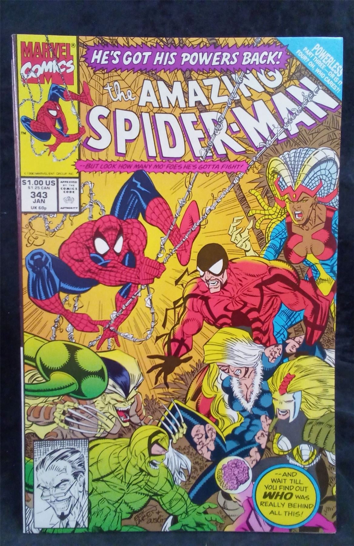 The Amazing Spider-Man #343 1991 Marvel Comics Comic Book