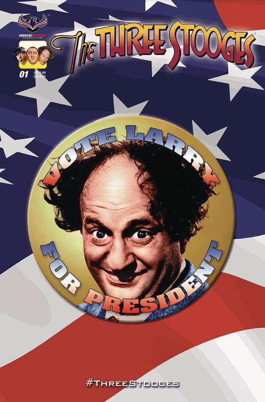 Three Stooges Red White & Stooge #1 (Larry Cvr) American Mythology Productions Comic Book