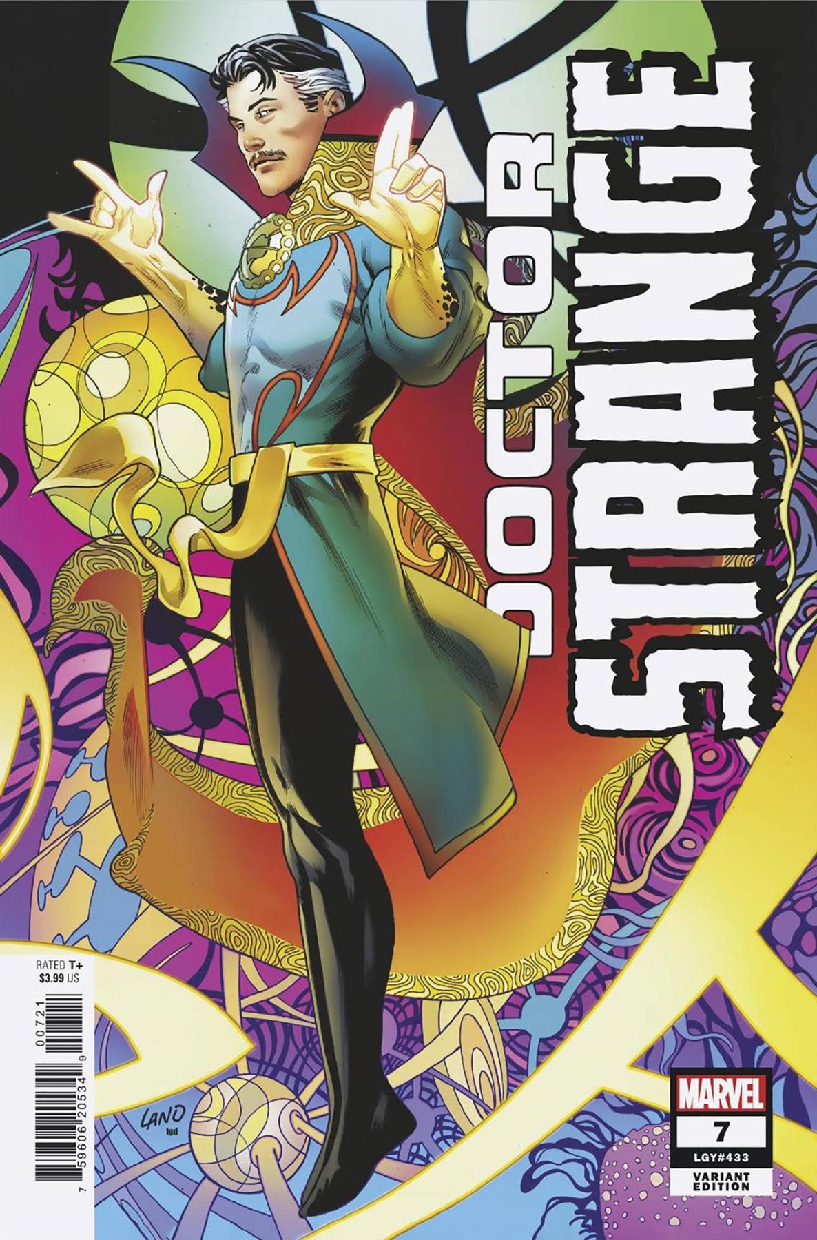 Doctor Strange #7 Greg Land Var (Greg Land Var) Marvel Prh Comic Book 2023