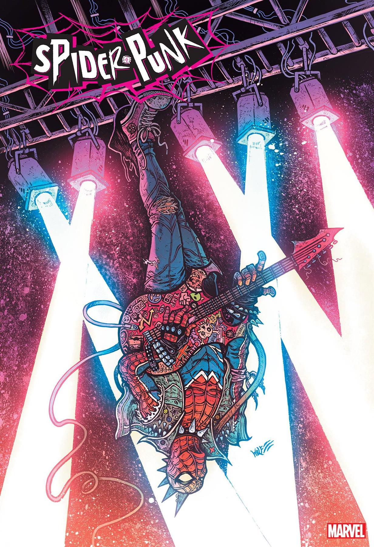 Spider-punk #1 (Wolf Var) Marvel Prh Comic Book 2022