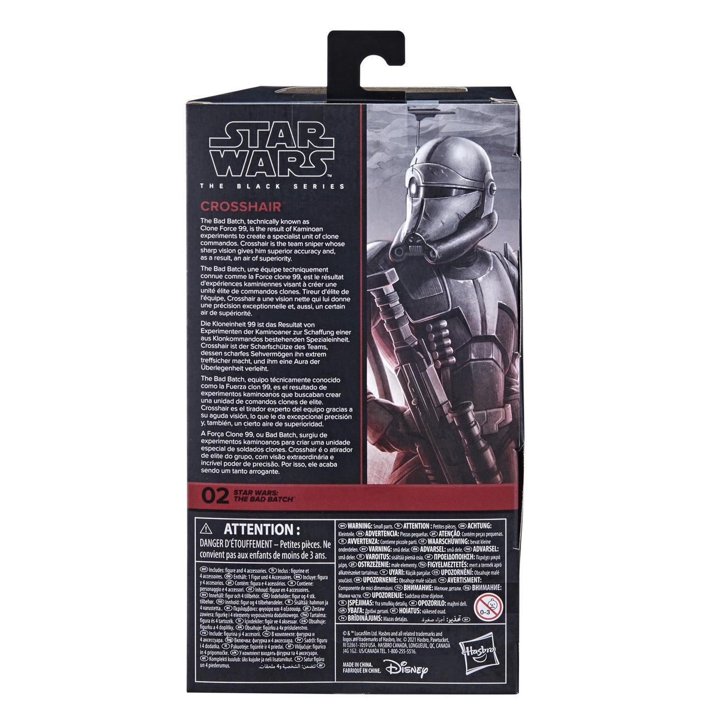 Sw Black Series Cw 6in Crosshair Action Figure
