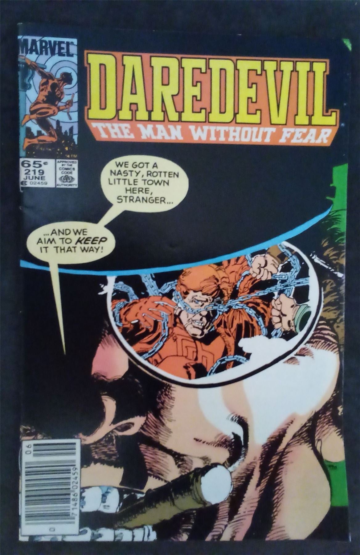 Daredevil #219 1985 marvel Comic Book