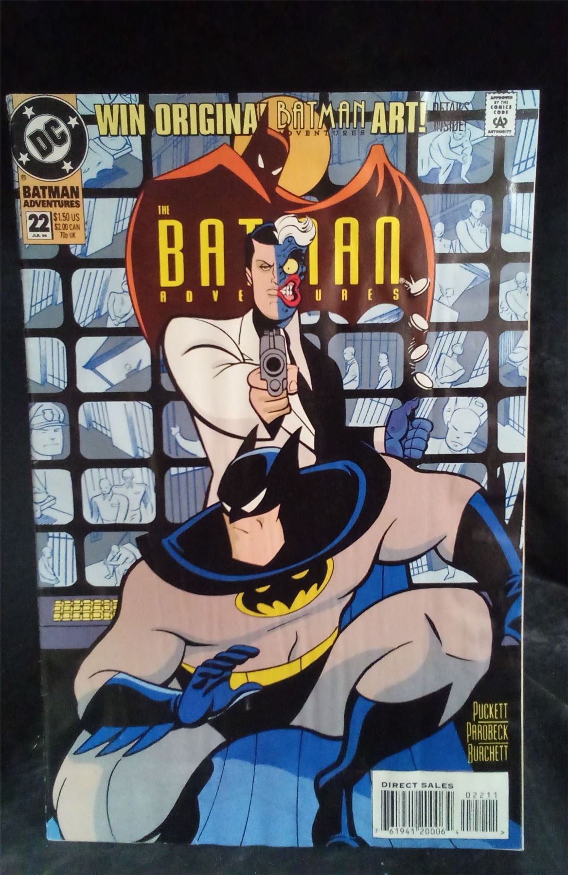 The Batman Adventures #22 Newsstand Edition 1994 DC Comics Comic Book