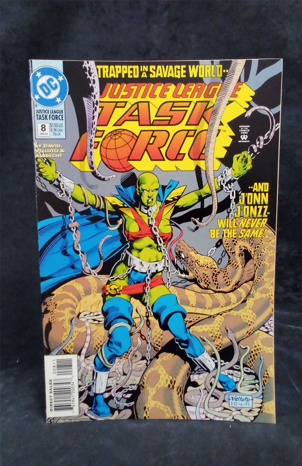 Justice League Task Force #8 1994 DC Comics Comic Book DC Comics Comic Book