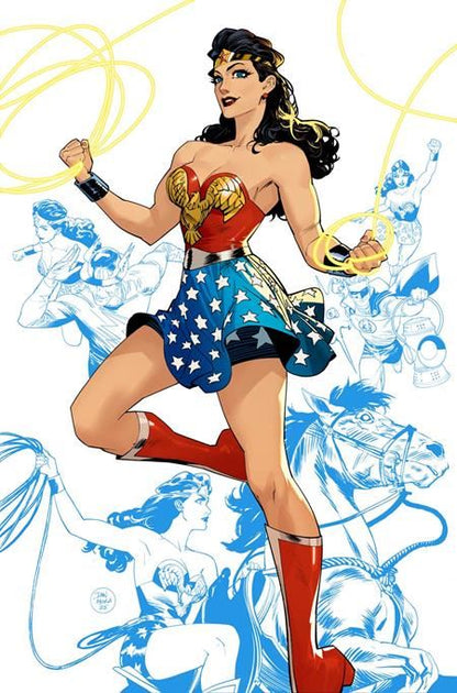 NEW HISTORY OF THE DC UNIVERSE #1 (OF 4) CVR B DAN MORA CARD STOCK VAR  DC Comics Comic Book 2025