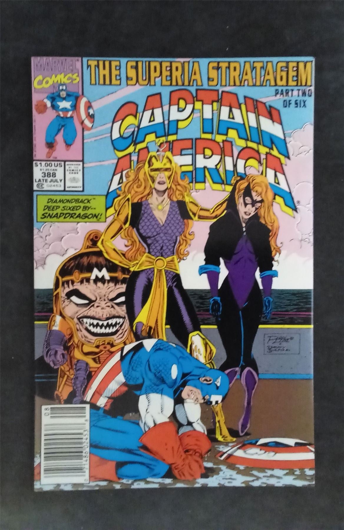 Captain America #388 1991 marvel Comic Book
