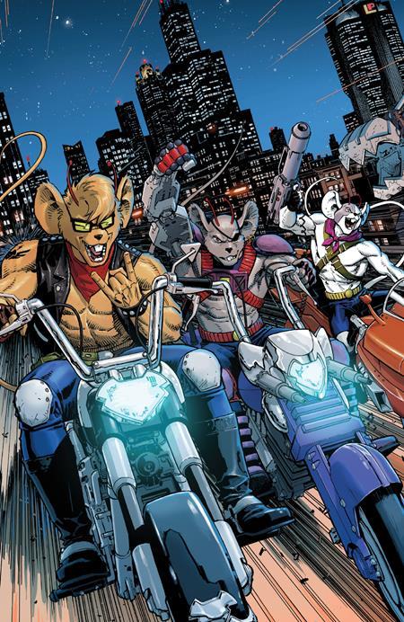Biker Mice From Mars #1 (of 3) Cvr E 1:10 Inc Dustin Weaver Full Art Var Oni Press Comic Book