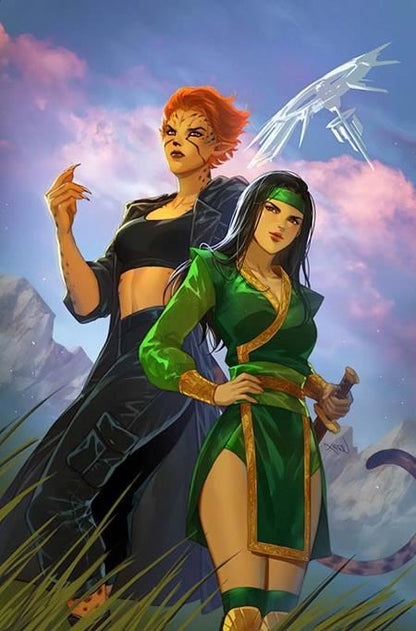 CHEETAH AND CHESHIRE ROB THE JUSTICE LEAGUE #1 (OF 6) CVR C LESLEY LEIRIX LI CARD STOCK VAR  DC Comics Comic Book 2025