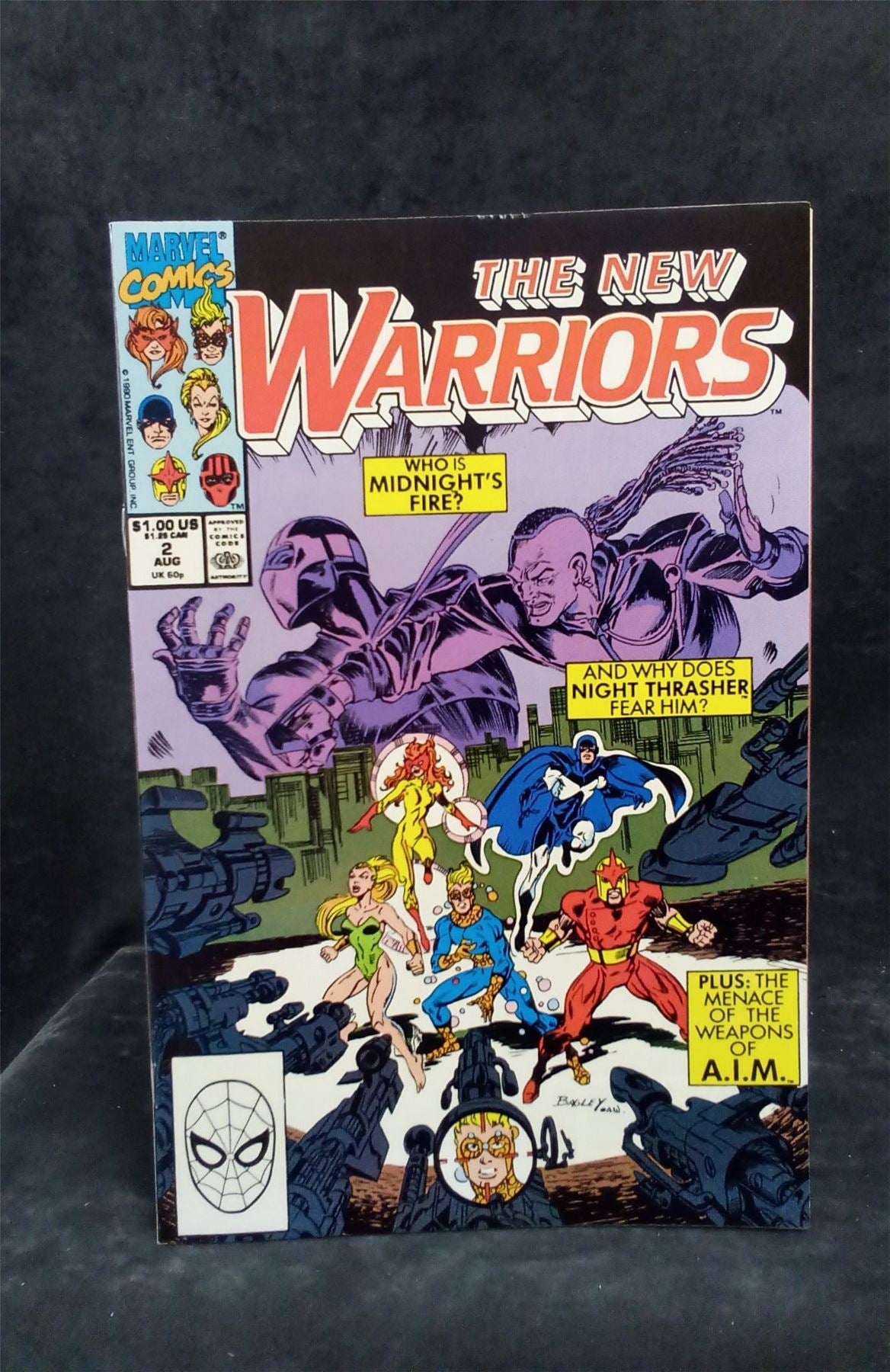 The New Warriors #2 1990 Marvel Comics Comic Book