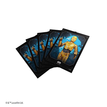 Star Wars Unlimited Premium Art Sleeve: C-3PO 60 Standard By Gamegenic