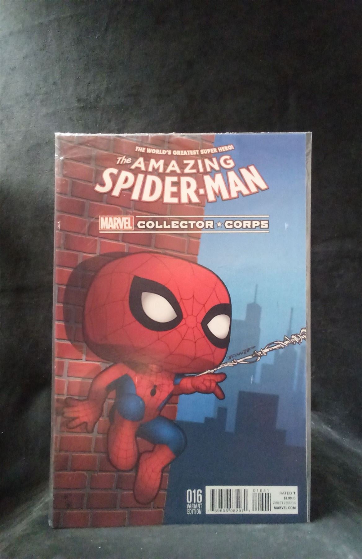 The Amazing Spider-Man #16 Marvel Collector's Corp Cover 2016 Marvel Comics Comic Book