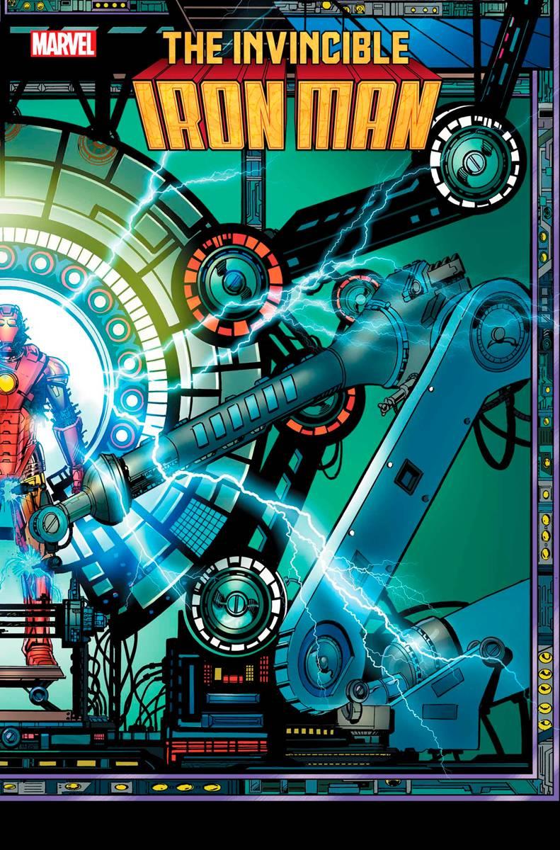 Invincible Iron Man #8 Layton Connecting Var (Layton Connecting Var) Marvel Prh Comic Book 2023