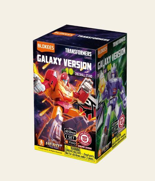 Blokees Figures Transformers Galaxy Version 10 One Shall Stand Blind Box by Blokees