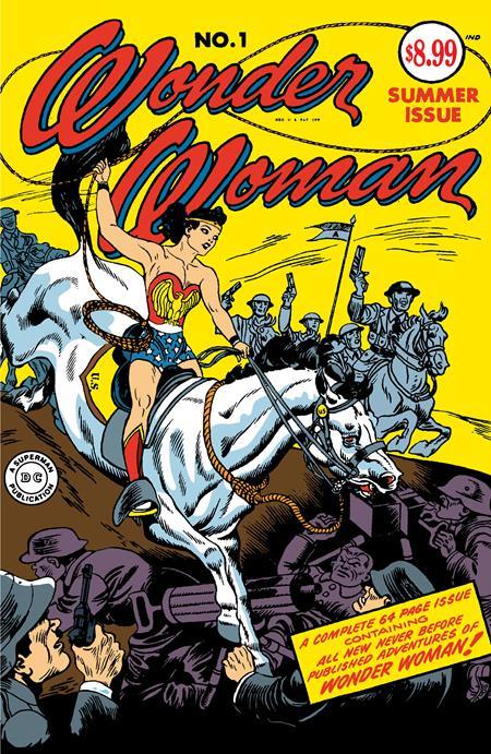 Wonder Woman #1 (1942) Facsimile Edition Cvr B Harry G Peter Foil Var DC Comics Comic Book