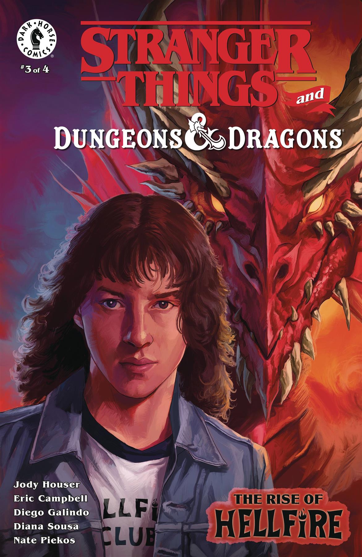 Stranger Things D&d Rise Of Hellfire #3 Cvr C Uzuri Cvr C Uzuri Dark Horse Prh Comic Book 2025