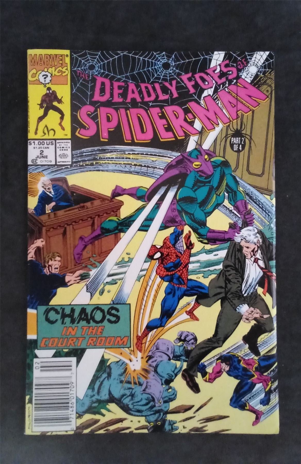 Deadly Foes of Spider-Man #2 1991 marvel Comic Book