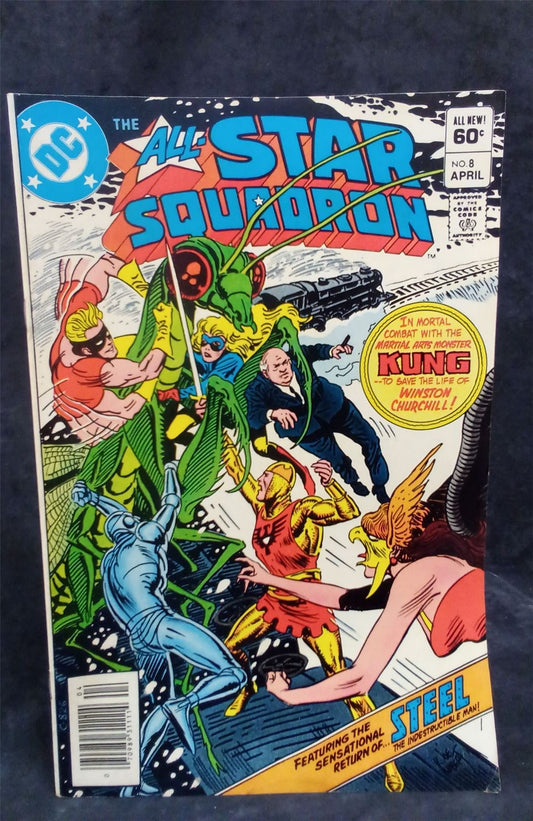 All-Star Squadron #8 Newsstand Edition 1982 DC Comics Comic Book