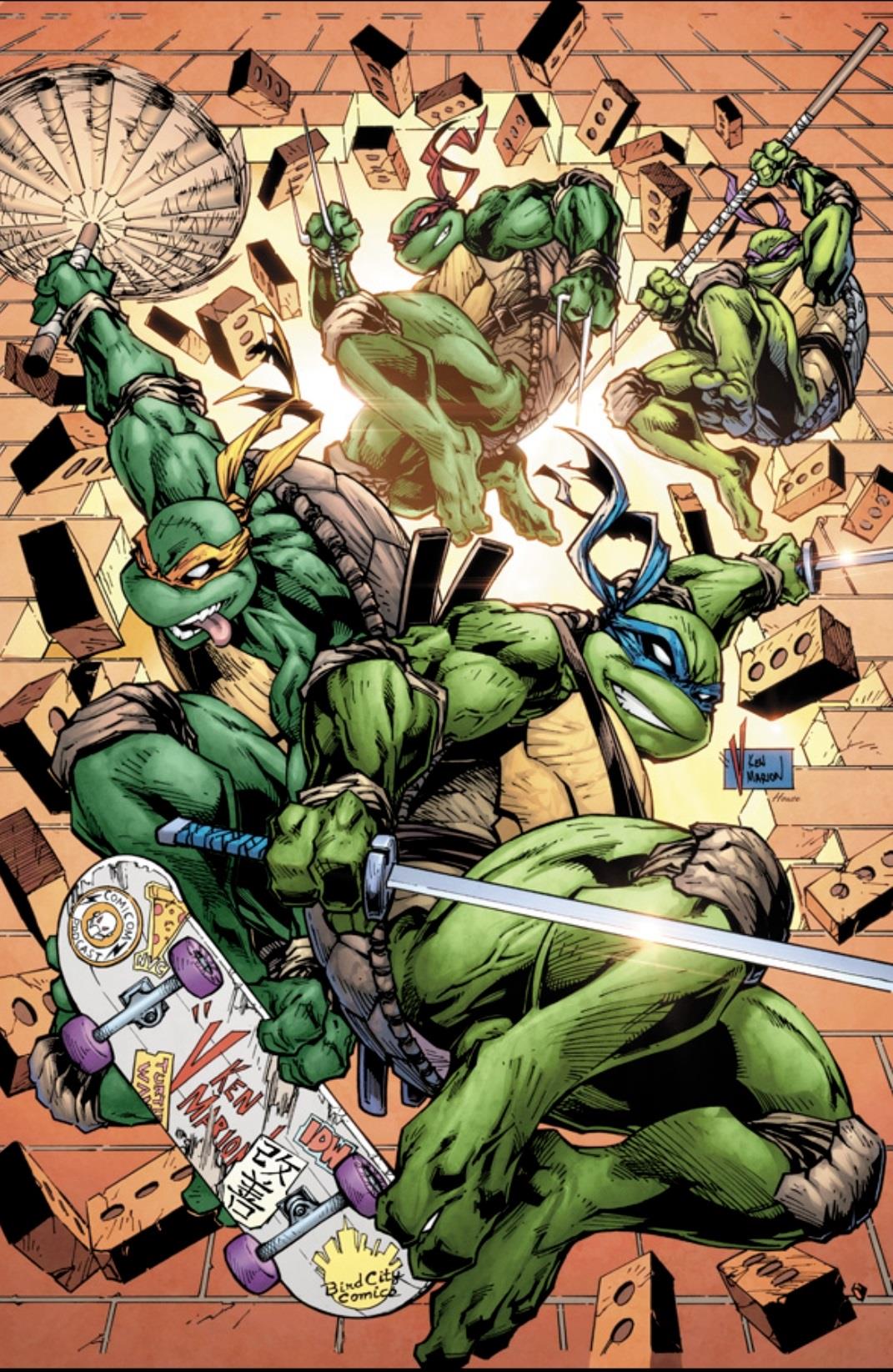 Teenage Mutant Ninja Turtles 2024 #1 ComiCom Podcast Exclusive Cover IDW Comic Book