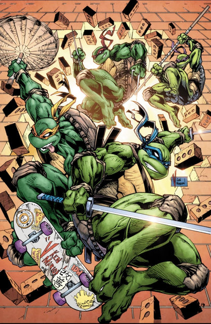 Teenage Mutant Ninja Turtles 2024 #1 ComiCom Podcast Exclusive Cover IDW Comic Book