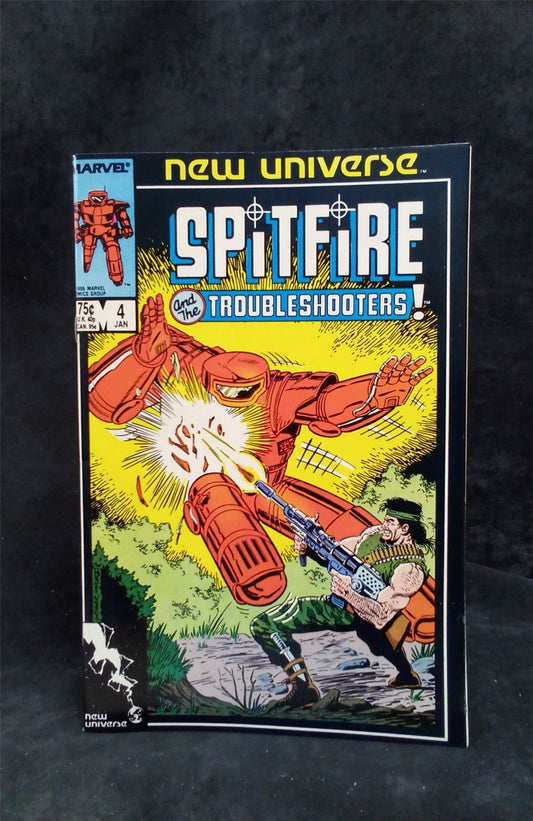 Spitfire and the Troubleshooters #4 1987 Marvel Comics Comic Book