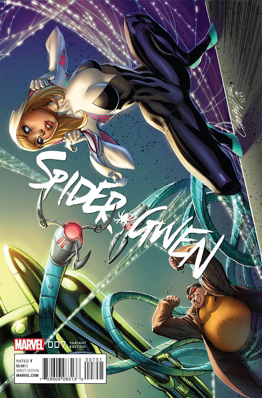 Spider-gwen #7 Campbell Connect B Var (Campbell Connect B Var) Marvel Comics Comic Book