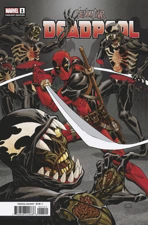 Venom War Deadpool #1 Dave Johnson Var Marvel Prh Comic Book 2024